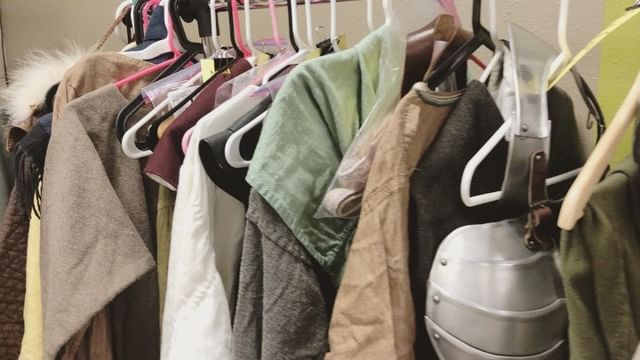 Fantasy garb on display